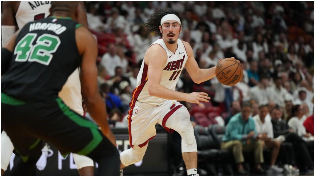 Jaime Jaquez con el Miami Heat en playoffs | Reuters; Rassol-USA TODAY Sports 