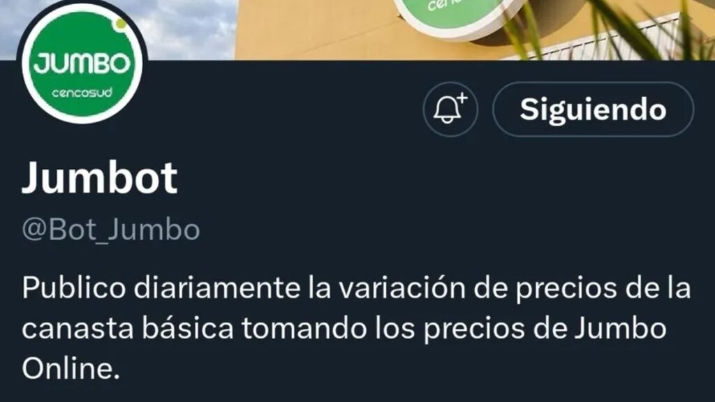 Jumbo Bot, la cuenta de Twitter o X, que se hizo viral en Argentina
