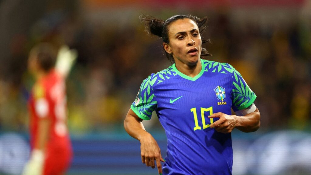 Marta ha sido nombrada 6 veces como la mejor jugadora del mundo