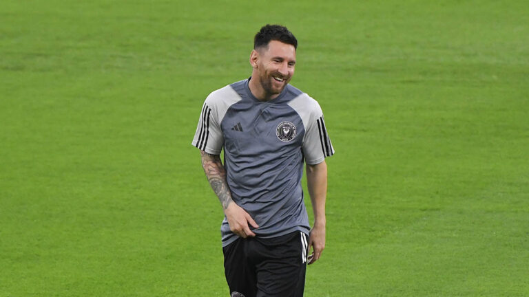 Messi entrena con el Inter Miami en el Gigante de Acero pese a dudas de su titularidad en la Concachampions
