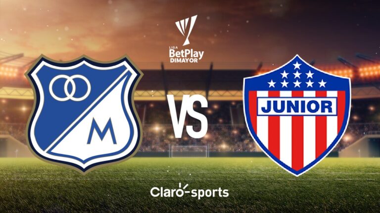 Millonarios vs Junior en vivo la Liga BetPlay 2024 I: marcador y goles de la fecha 17, al momento