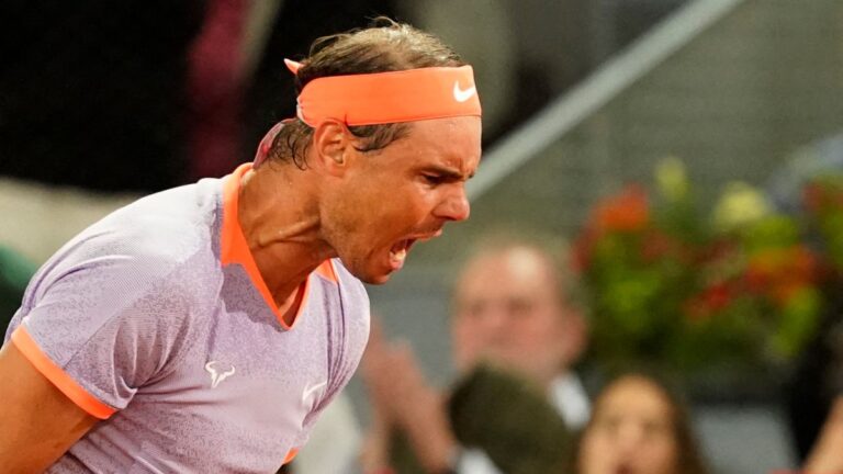 Rafael Nadal libra una tremenda batalla y derrota a Alex de Miñaur en Madrid