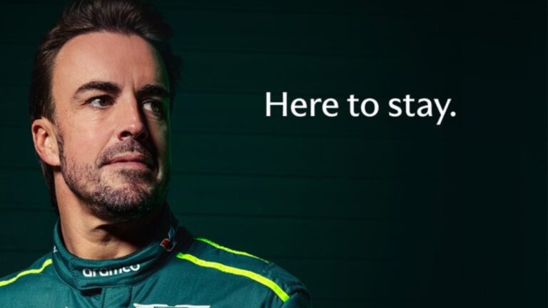 ¡Oficial! Fernando Alonso renueva con Aston Martin hasta 2026