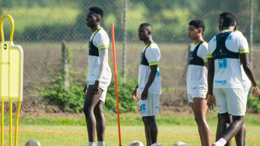 Jugadores de Internacional de Palmira, en un entrenamiento. - @InterPalmira.