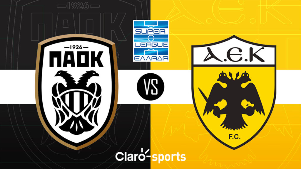 PAOK vs AEK de Atenas, en vivo online. Claro Sports