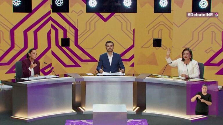 Segundo debate presidencial en vivo: Claudia Sheinbaum, Xóchitl Gálvez y Jorge Álvarez Máynez en directo