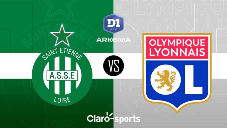 AS Saint-Étienne vs Olympique Lyonnais, en vivo D1 Arkema: Transmisión online, goles y resultado del partido de la jornada 20 en directo