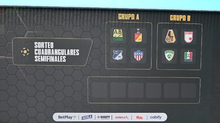 Así quedaron los cuadrangulares de la Liga BetPlay I-2024: grupos, fechas y dónde ver los partidos