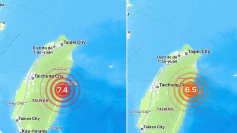 Terremoto de magnitud 7.5 azota a Taiwán: caen edificios y el sismo se siente en Japón y Hong Kong