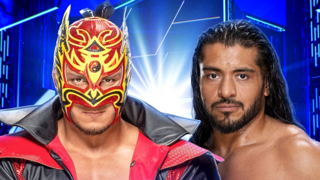 Dragon Lee y Santos Escobar en WrestleMania | @WWE