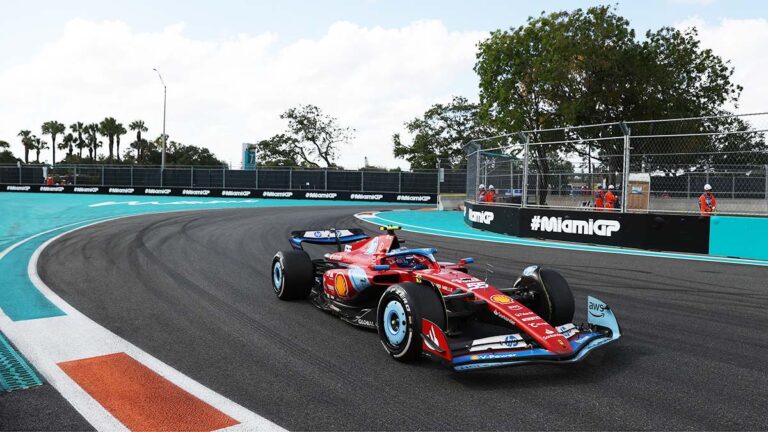 Carlos Sainz recibe penalización de cinco segundos y cae a la quinta posición del GP de Miami