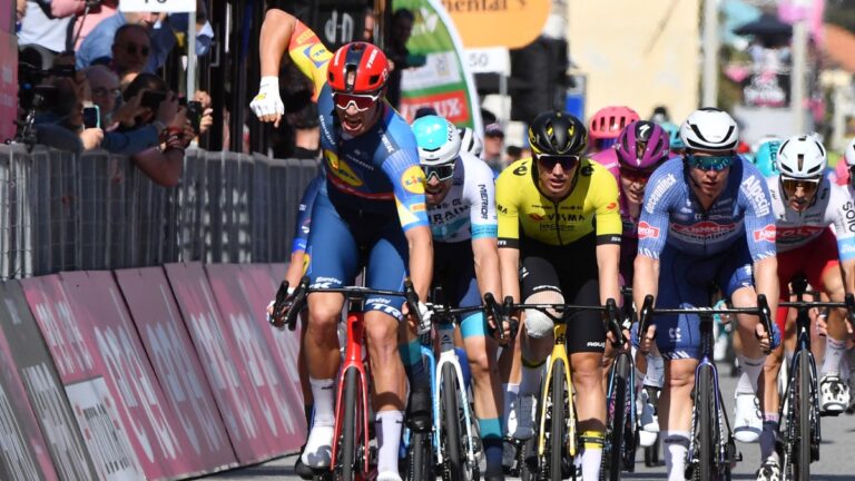 Giro de Italia 2024: resumen de la etapa 4 y el triunfo de Jonathan Milan en Andora