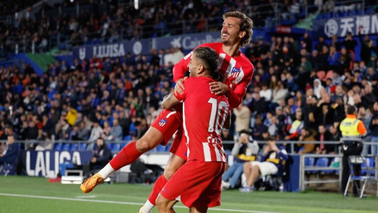 Atlético de Madrid aplasta al Getafe y firma su tiquete a la próxima Champions League