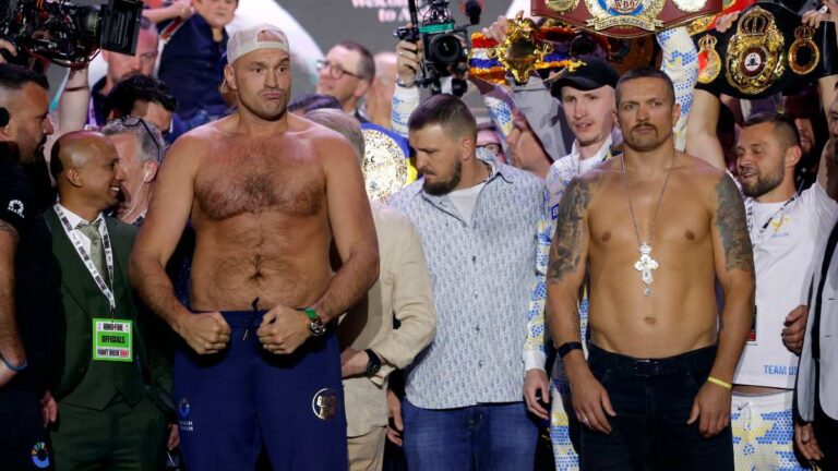 Tyson Fury vs Oleksandr Usyk, en vivo: Horario y dónde ver la esperada pelea de box por la unificación de los pesados