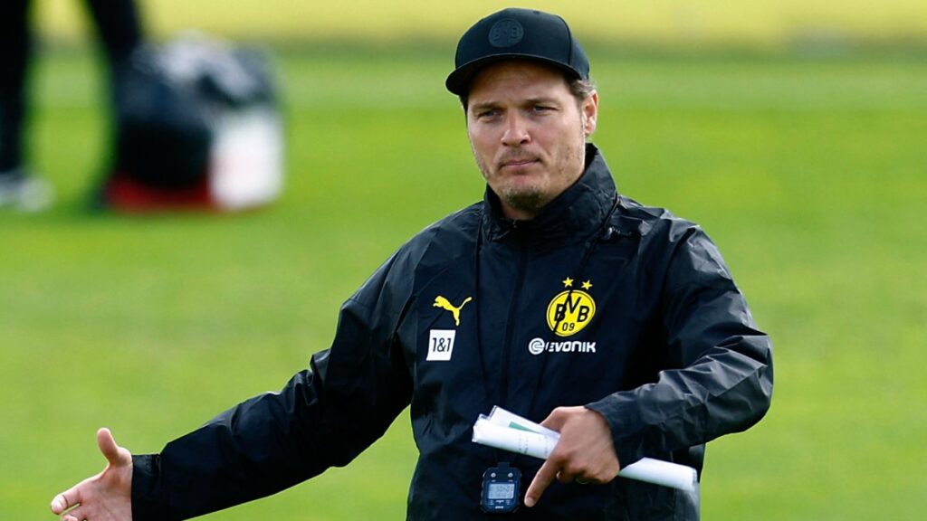 Edin Terzic sabe que el Dortmund no es favorito