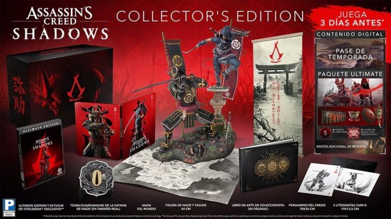 ¿Qué incluye la edición de coleccionistas de Assassin’s Creed: Shadows?