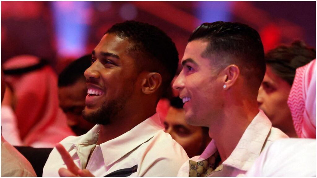 Anthony Joshua y Cristiano Ronaldo | Reuters; Couldridge