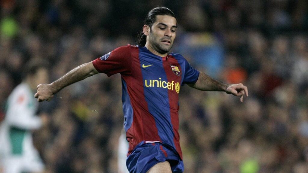 Rafa Márquez, campeón de la Champions League 2006 con el Barcelona