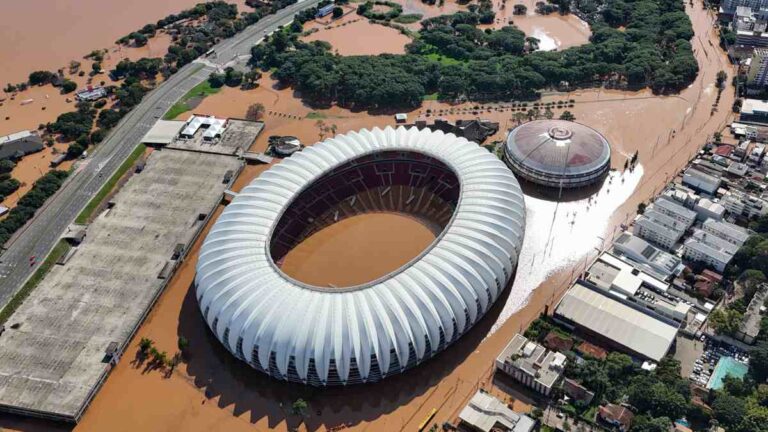 Por inundaciones, la Confederación Brasileña suspende partidos de tres clubes del sur del país