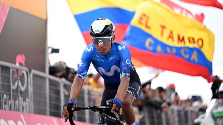 Nairo Quintana cumple en este Giro de Italia