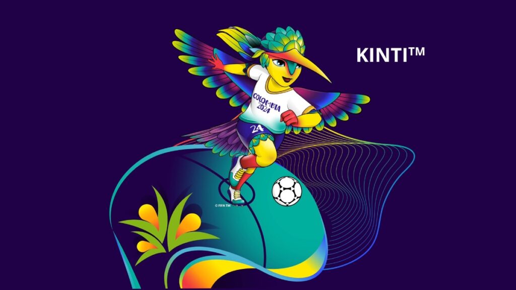 Kinti, la mascota oficial del Mundial Femenino sub 20 de la FIFA.