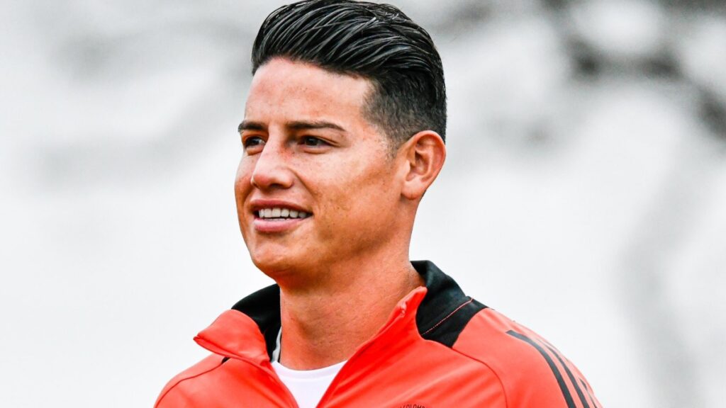 James Rodríguez, con la Selección Colombia.