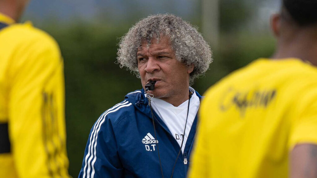 Alberto Gamero, en un entrenamiento. - @MillosFCoficial.