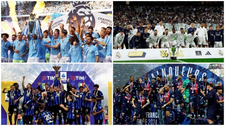¡Así quedaron las grandes ligas de Europa! Campeones, clasificados a Champions y descendidos