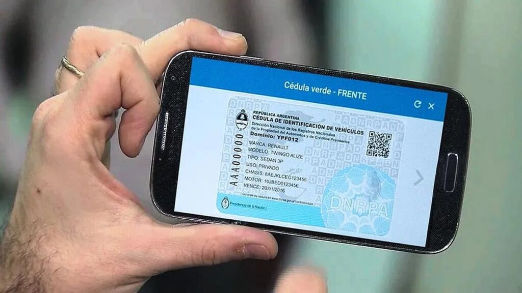Documentos vehiculares en Argentina: La cédula verde, ahora el único requisito para circular.