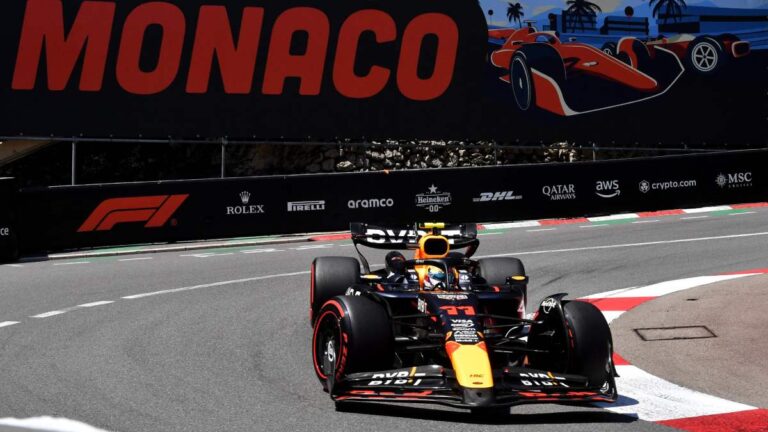 Checo Pérez queda fuera en la Q1 del Gran Premio de Mónaco