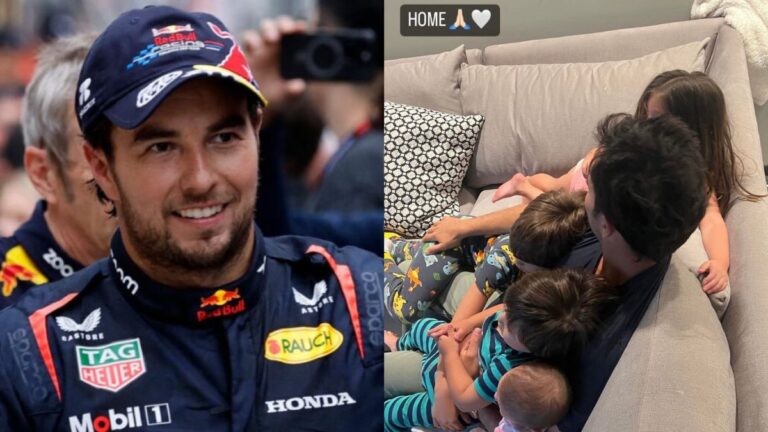 Checo Pérez vuelve a los brazos de su familia tras el terrible accidente en Mónaco