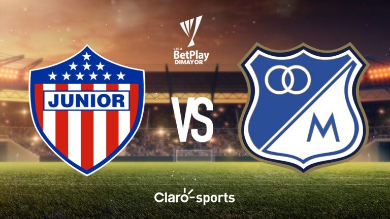 Junior vs Millonarios en vivo la Liga BetPlay Dimayor 2024-I: resultado y goles de la jornada 1 de cuadrangulares, al momento