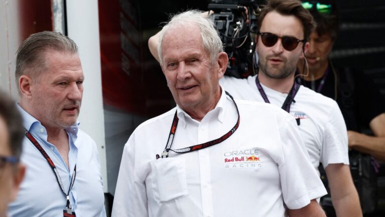 Helmut Marko respalda a Checo Pérez: “Está muy cerca de Verstappen y sin usar toda la potencia del motor”