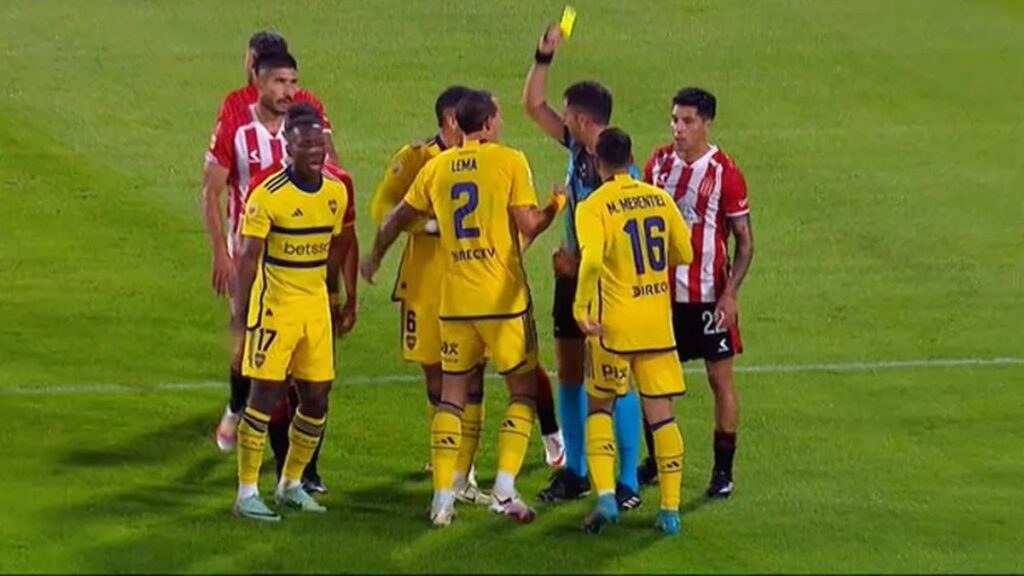Cristian Lema fue expulsado en el Boca vs Estudiantes