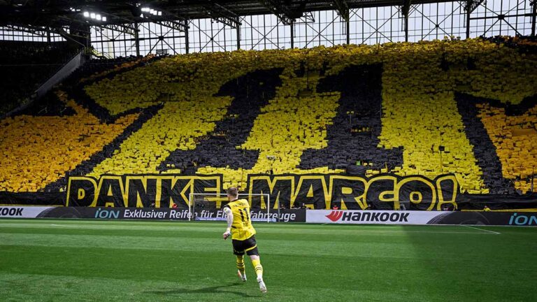 El emotivo homenaje del Dortmund a Marco Reus en su partido de despedida