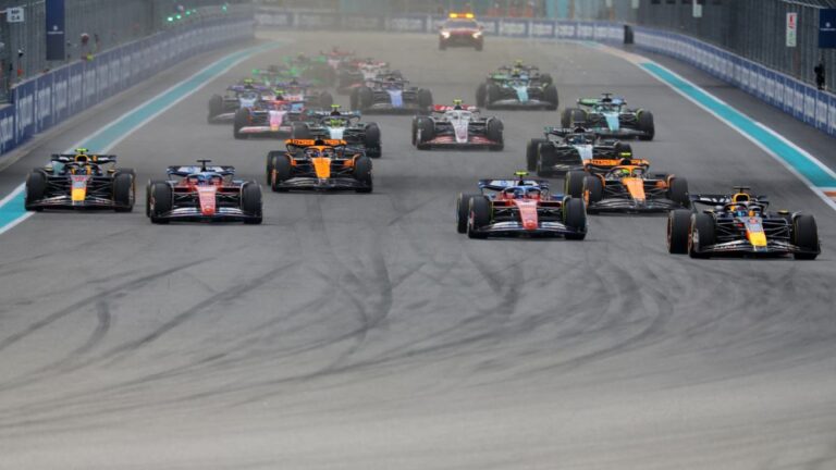 GP de Miami F1 2024 EN VIVO Resumen, posiciones y resultado de la carrera: Checo Pérez va por Hamilton