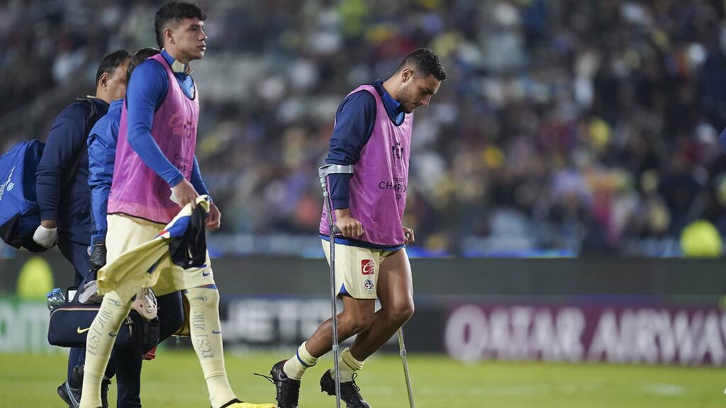 Sebastián Cáceres se lesionó en la Concachampions
