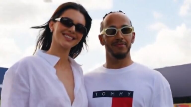 ¡Encienden la pista! Lewis Hamilton y Kendall Jenner dan un paseo en Miami a máxima velocidad a bordo de un Mercedes