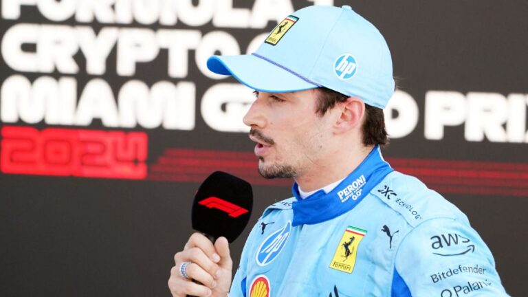 Charles Leclerc: “Casi choco con Pérez en la primera curva… pero hemos podido salvar el incidente”
