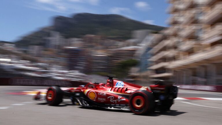 Charles Leclerc hace pesar su casa y se queda con la pole en el GP de Mónaco; Checo Pérez se queda en la Q1 y largará desde el fondo