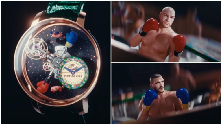Así lucen los relojes oficiales para la pelea histórica de Tyson Fury vs Oleksandr Usyk