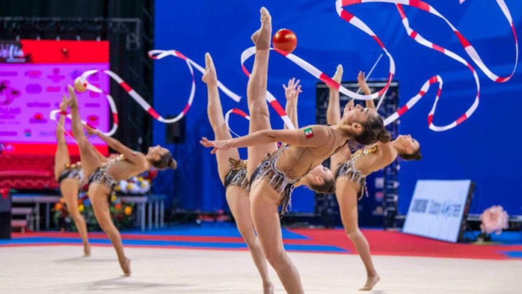 México, medalla de plata en gimnasia rítmica. | @CONADE