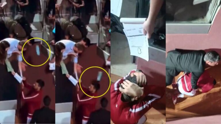¡Botellazo accidental! Djokovic recibe un duro golpe mientras firmaba autógrafos en Roma
