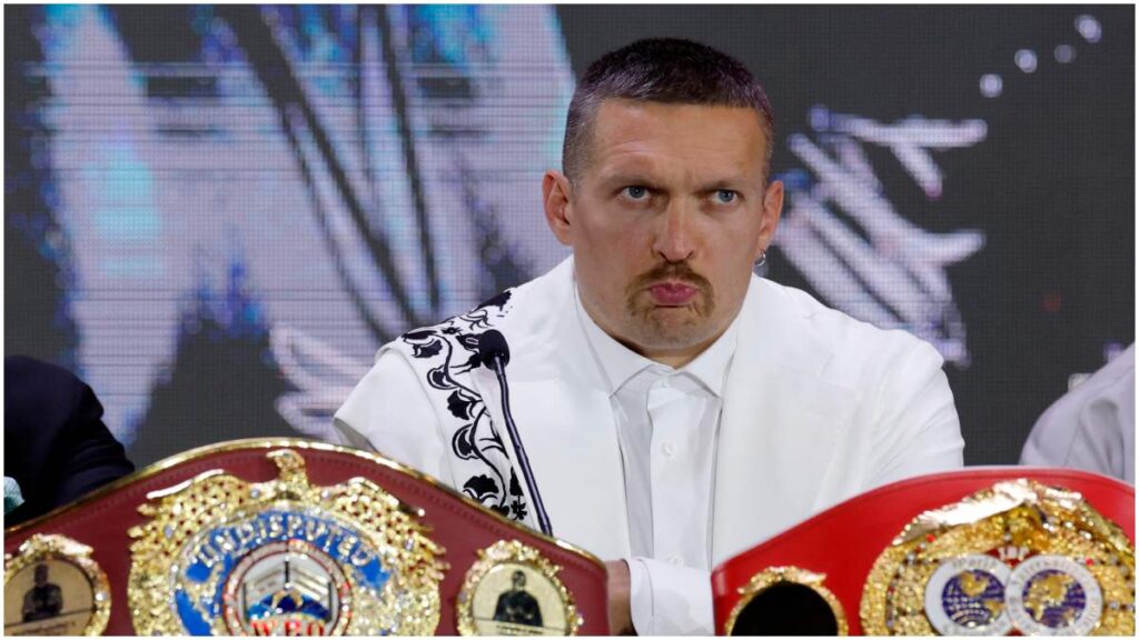 Oleksandr Usyk previo a su pelea con Tyson Fury | Reuters; Couldridge