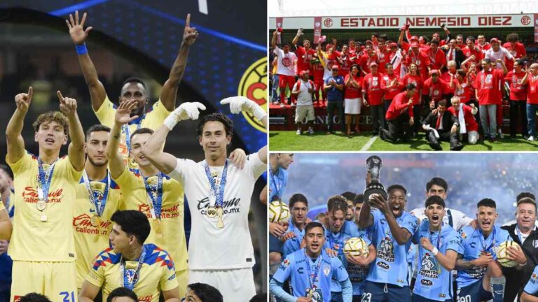 América iguala a Pachuca y Toluca como los equipos más ganadores en torneos cortos