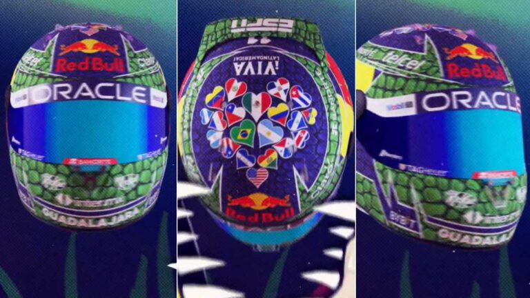 Checo Pérez estrenará diseño de casco para el Gran Premio de Miami 2024
