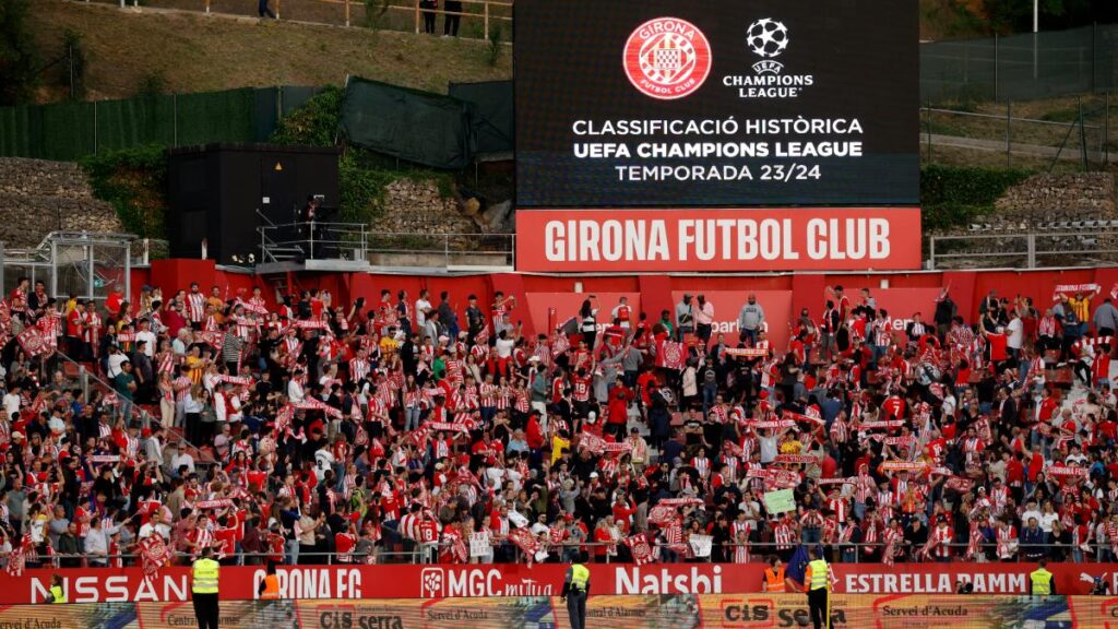 Girona se quedará en casa, Montilivi, donde disputará la Champions League de la próxima temporada como un regalo a sus seguidores.
