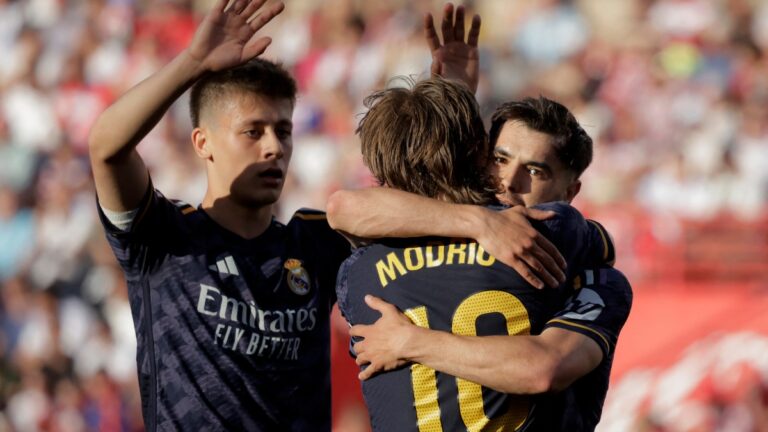Real Madrid se estrena como campeón de LaLiga con goleada ante el descendido Granada