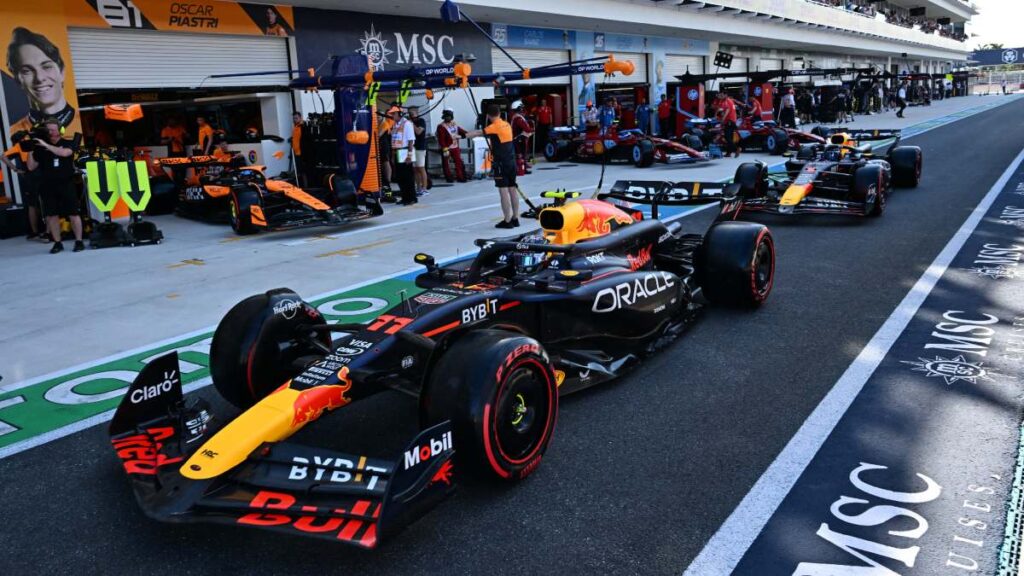 Checo Pérez largará desde la cuarta posición de cara a la carrera del Gran Premio de Miami 2024; Verstappen obtiene la pole