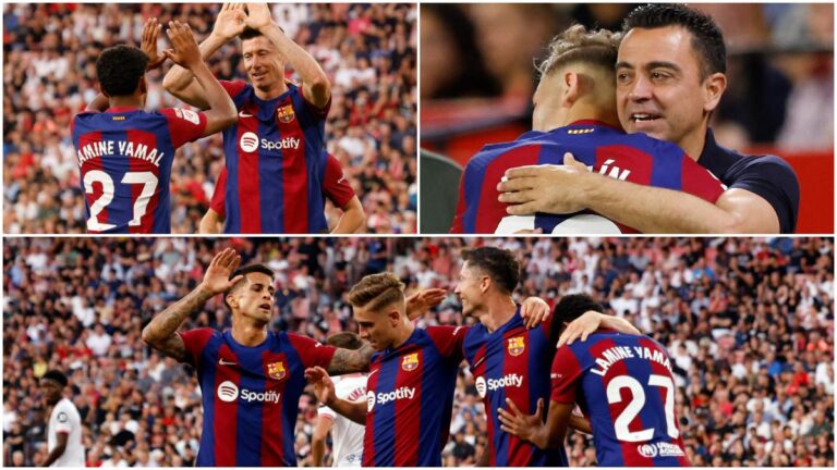 Barcelona cierra la era Xavi con victoria ante el Sevilla